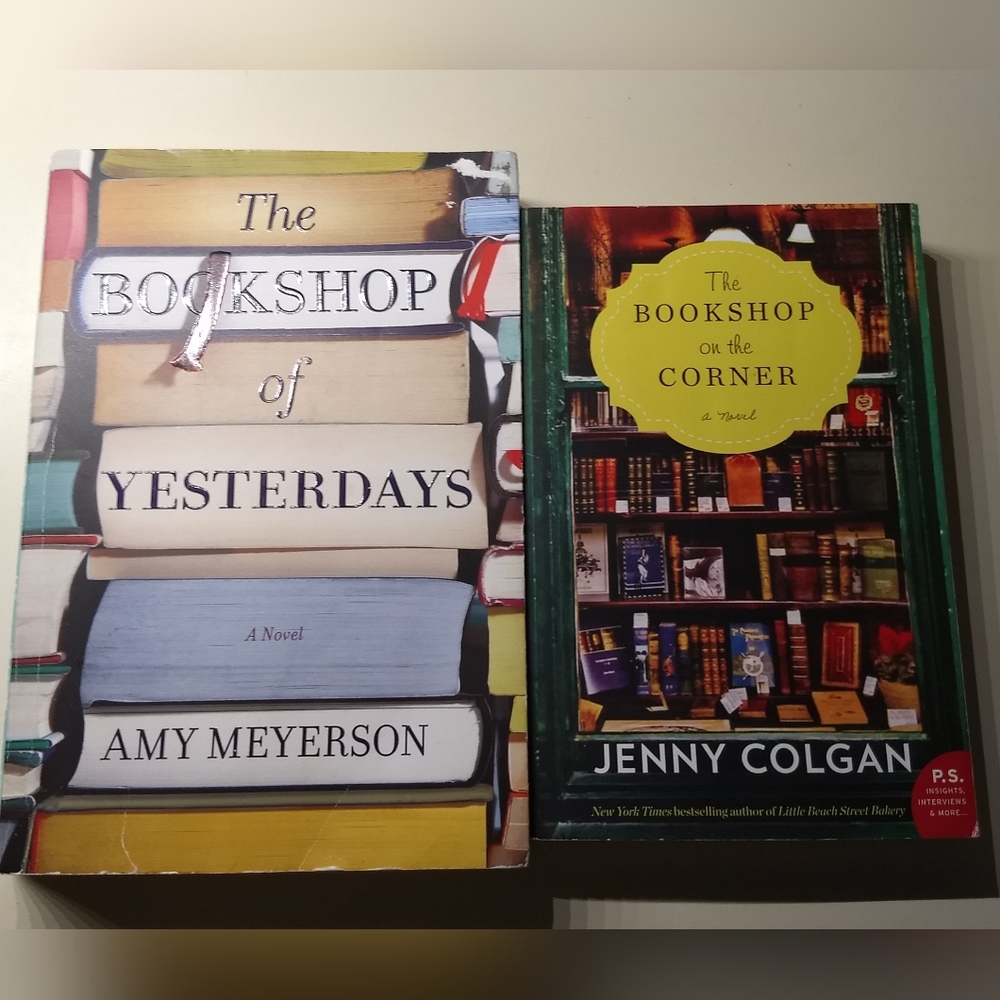 Fiction, Two books: The Bookshop of Yesterdays and The Bookshop on the Corner